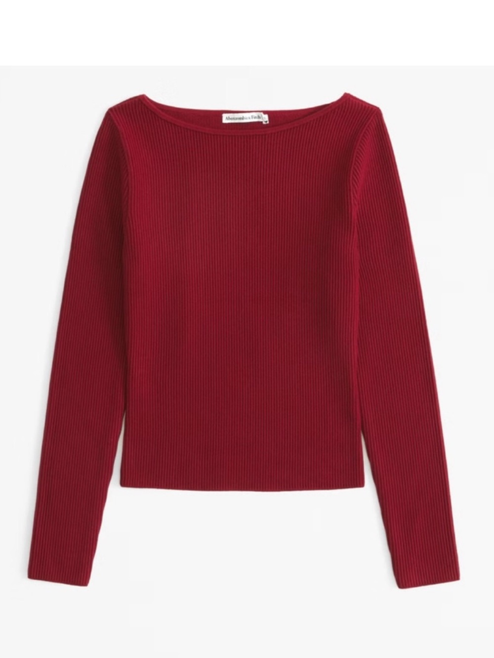 Abercrombie & Fitch Rust Red Ribbed Top